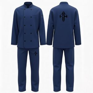 Nuevo Uniforme de Hotel para Hombre, Estampado Digital, Manga Larga, Corte Regular, Poliéster/Algodón, Color Sólido de Alta Calidad 2026 por RIVIAN ATLANTIC - Product Image 1