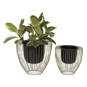 Trusted Manufacturer Best Quality Durable Metal Planters With Customized Color And Size <b>For</b> Home Hotels And Malls - Product Image 1