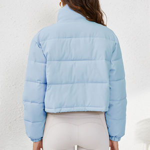 Veste matelassée de qualité supérieure, design matelassé, hiver, duvet, mode, grande taille, chaude, fermeture éclair, sport, veste gonflée personnalisée en duvet, femme, 2026 - Product Image 2