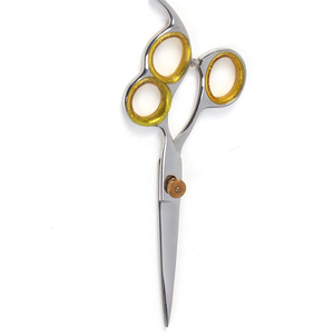 Ciseaux professionnels de Salon de coupe de cheveux légers en acier inoxydable japonais Anneaux pivotants de 6 pouces Pointe de lame tranchante Coiffure - Product Image 3