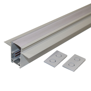 Système d'éclairage sur rail magnétique blanc moderne de 2 m, 48 V, encastré pour accessoires LED, corps en aluminium, pour usage professionnel et domestique (vente en gros) - Product Image 3