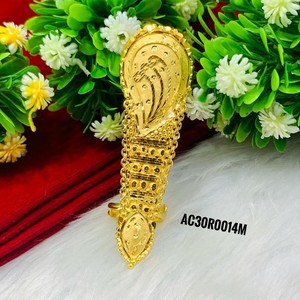 New Classic Fashion Latest Design Long Flower Shape Rose Gold Plated 18K Gold Plated One Gram Jewelry for Women - Product Image 2