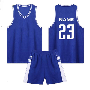Vente en gros de maillots de basket-ball unis grande taille Ensemble chemise et short de basket-ball respirant Uniformes de basket-ball personnalisés pour jeunes Américains - Product Image 3