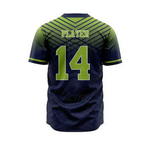 Ropa deportiva Uniforme de béisbol de nuevo diseño Uniforme de béisbol de poliéster 100% a la venta - Product Image 5