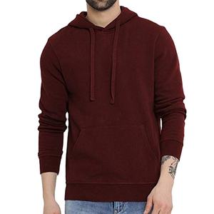 Nouvelle arrivée de sweats à capuche pour hommes 100% coton polaire tissu à manches longues décontracté doublé dernière conception diverses couleurs pas cher prix bas quantité minimale de commande - Product Image 4