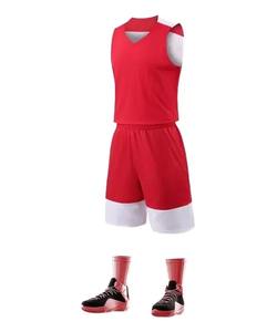 Uniforme de basket-ball personnalisé de haute qualité, respirant, à séchage rapide, logo personnalisé, jersey 100% polyester - Product Image 5