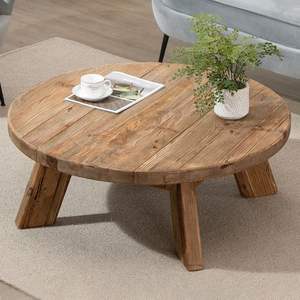 Table basse en bois massif équilibrée, conçue pour une utilisation quotidienne pratique et un style intemporel. - Product Image 3