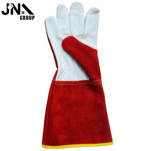 Soudeur de sécurité personnalisé travail à la main gants de soudage CE en cuir Tig Arc Mig en peau de chèvre argon vente en gros - Product Image 3