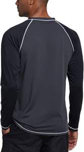 SAMAVIA, superventas, camisa personalizada de manga larga MMA Rash Guard, ropa deportiva de secado rápido con bajo MOQ, camiseta lisa para hombre, precio bajo - Product Image 3