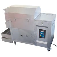 2025 four de torréfaction électrique à tambour automatique pour arachides blanchies et décortiquées