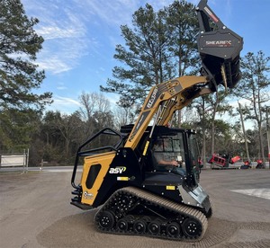 Chargeurs compacts sur chenilles d'occasion ASV VT 80 1C avec lame frontale, chargeur de grumes, boîte de vitesses et moteur pour travaux d'aménagement paysager et de construction à vendre - Product Image 5