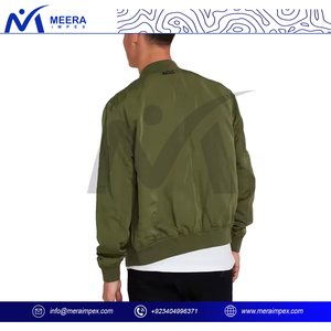 Blouson bomber imperméable et coupe-vent léger pour homme avec fermeture éclair, logo personnalisé, streetwear, mode décontractée, voyage en plein air, sport - Product Image 2