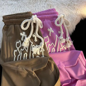 กางเกงขาสั้นกีฬาวินเทจสำหรับผู้ชาย ลดราคาสุดฮอต ออกแบบเองได้ พิมพ์ลายพัฟ 100% ผ้าฝ้าย OEM สีพื้น ผ้า Worsted - Product Image 6