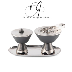 Bakhoor Incense <b>Burner</b> Stainless Steel Elegant Design <b>Silver</b> Color and Red Fancy Floral <b>Burner</b> Mabkhara - Product Image 5