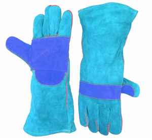 Gants de soudage en cuir de qualité supérieure Gants de soudeur longs personnalisés de meilleure qualité Anti-Vibration Dernière arrivée Gants de soudage en cuir - Product Image 5