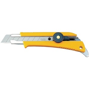 Cuchillo Multiusos OLFA con Hoja de 18 mm de Ancho y 155 mm de Largo con Rueda de Bloqueo - Product Image 1