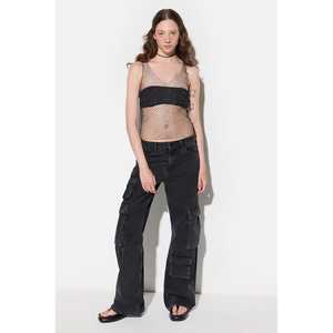 Blusa de malla adornada - Product Image 2