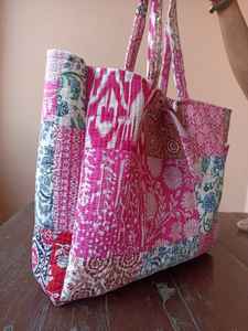 Sac fourre-tout multicolore Sacs fourre-tout de luxe de qualité supérieure fabriqués en Inde Produit du fabricant et exportateur indiens - Product Image 6