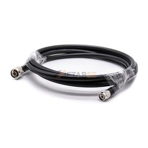 Cable LMR 400 con conector TNC, Pin macho TNC a Pin macho N Cable negro recto - Product Image 4