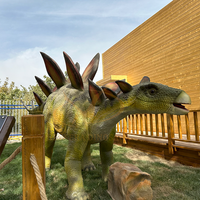Modèle électrique en métal de dinosaure animatronique de taille réelle de capteur infrarouge pour des parcs d'attractions et des centres commerciaux