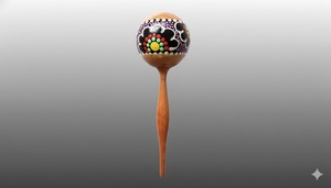 Soporte de Música de Madera Hecho a Mano Solobeat de Indonesia - Product Image 4