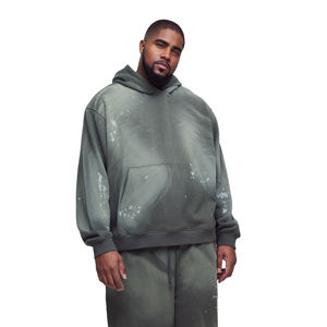 Conjunto Deportivo de Pantalón y Sudadera de Algodón con Lavado Ácido Personalizado 2025, Estilo Vintage de Secado Rápido - Product Image 4