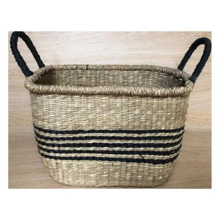 Seegras getrocknetes Seegras material Hochwertige Produkte Home Laundry Woven Storage Basket, Korb Korb für Home Made in Vietnam