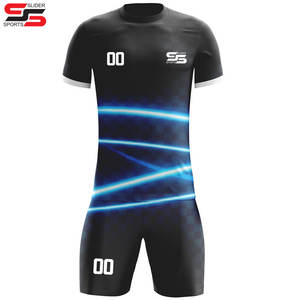Kits de entrenamiento de equipo sublimados con logotipo personalizado, camiseta de pantalones cortos, conjuntos completos de uniformes, camisetas de fútbol, camiseta de fútbol para hombres - Product Image 1