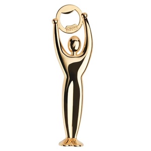 ที่เปิดเบียร์โลหะขัดเงาสไตล์ร่วมสมัยอุปกรณ์เสริมสำหรับบาร์บนโต๊ะ - Product Image 1