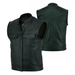 Chaleco de Cuero Estilo Urbano, Textura Suave, Corte Cómodo, Personalización de Marca, Ideal para Combinar con Atuendos, Looks de Moda y Uso Diario - Product Image 3