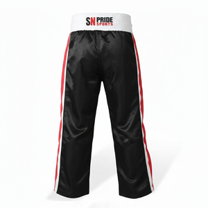 กางเกงคิกบ็อกซิ่งผ้าแคนวาสคุณภาพสูง ลุคสบายๆ ซักแบบซาติน สำหรับผู้ชาย เป็นมิตรกับสิ่งแวดล้อม ระบายอากาศได้ดี - Product Image 1