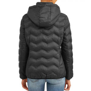 Chaqueta de Invierno Acolchada para Mujer, Estilo Parka, con Capucha Ajustable, Acolchado Transpirable, Colores Personalizados - Product Image 3