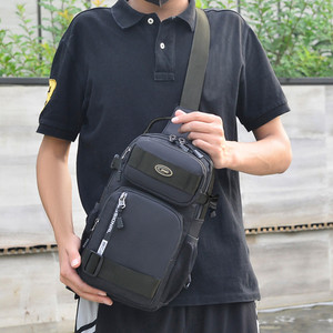 Bolsos Cruzados Modernos para Hombre y Mujer, con Logotipo Personalizado, Material PU, Patrones Geométricos y de Dibujos Animados, con Botón, para Viaje - Product Image 6