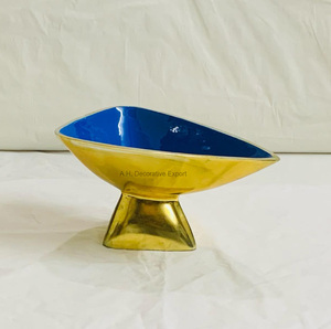 Hot Sale New Design Gold Plated Aluminum Serving Bowl Tabletop Salad & <b>Chocolate</b> Bowls for <b>Weddings</b> & Catering Hot for Hotels - Product Image 6