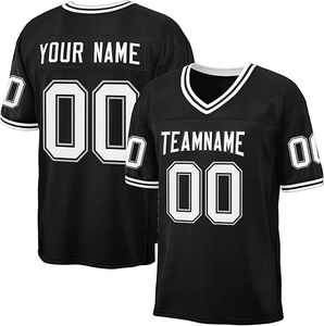 Maillot de football adulte rétro en maille à col en V, ensembles uniformes personnalisables, imprimés, drapeau des fans, respirant, antibactérien, anti-UV - Product Image 3