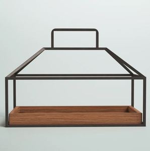2023 traditionnel brun bois métal plateau de service chargeur de luxe pour hôtel maison ustensiles de cuisine à la main Table décor 100 pièces de l'inde - Product Image 3