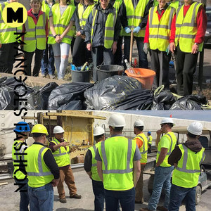 Cintas Reflectantes para Trabajos de Construcción, Camisetas de Seguridad Color Púrpura Personalizadas al Por Mayor, Ropa de Trabajo de Alta Calidad - Product Image 4