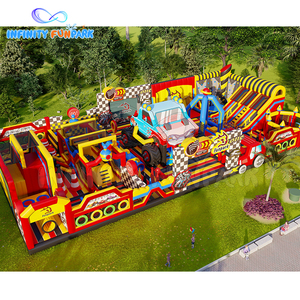 Infinity <span class=keywords><strong>Funpark</strong></span> kommerzielles Kart Thema aufblasbare Themenparks aufblasbarer Spielplatz Bouncer Park aufblasbare Parks - Product Image 2