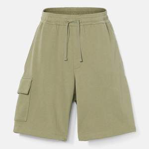 Short de survêtement en coton d'été léger de haute qualité pour hommes respirant longueur au genou vêtements de rue séchage rapide 100% coton polaire solide - Product Image 6