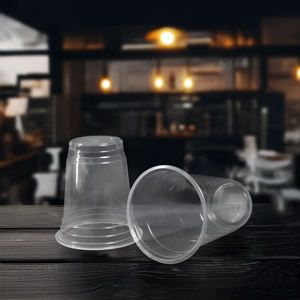 Venta directa de fábrica de Vietnam, bajo MOQ, vasos desechables de plástico PP/PET de una sola pared, tamaño de 95mm para bebidas calientes/frías/café helado - Product Image 1