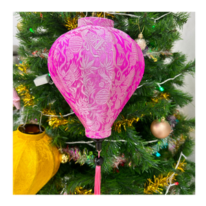 Linterna de seda de lujo: decoración exquisita y brillante para eventos, patios e interiores bohemios, hecha a mano con tela de seda de primera calidad - Product Image 2