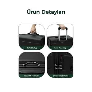 Copella Unbreakable 2-Piece Polypropylene <b>Suitcase</b> Set Medium & Cabin <b>Yellow</b> Unisex Design Collection - Product Image 6