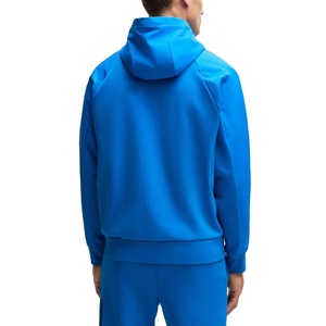 Sweat à capuche d'hiver pour homme OEM de haute qualité, uni, en coton 100% lavé, molleton épais avec poches, coupe classique - Product Image 3