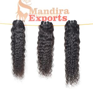 Raw Woman Virgin Human <b>Hair</b> Natural Bundles Weaving Curly Vendor <b>Black</b> Color Indian Manufacture Temple Human <b>Hair</b> <b>Extensions</b> - Product Image 5