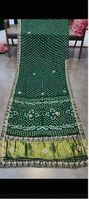 Sari en Soie Pure de Qualité Supérieure Brodé – Broderie Traditionnelle Style Moderne – Idéal Mariage, Remise de Diplôme – Toutes Saisons – Prix Promotionnel