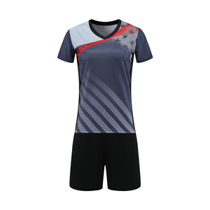 Ensemble d'uniformes de volley-ball en tissu polyester avancé, contrôle de l'humidité pour le marché européen, uniforme de volley-ball personnalisé de haute qualité - Product Image 1