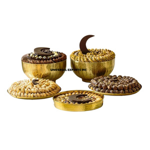 Table Decorative Eco-Friendly Stainless Steel <b>Chocolate</b> Bowl Handmade Luxury Design High Quality Multi-functional for <b>Wedding</b> - Product Image 1