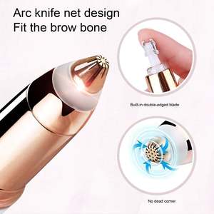 Recortador Eléctrico Portátil de Cejas y Orejas, Depilador Higiénico para Hombres y Mujeres, Alimentado por USB/Batería para Depilación Facial y Corporal - Product Image 6