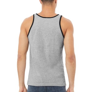 Débardeurs Bella en toile respirante coupe ajustée gris - Product Image 6