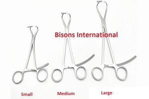 BISONS Vente en gros Pinces à réduction osseuse manuelles pointues en acier inoxydable 3 pièces Instruments chirurgicaux orthopédiques avec trou de guidage - Product Image 6